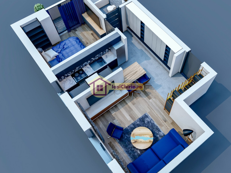 Apartament de vanzare cu 2 camere in Iasi, zona Visani - Poza 1