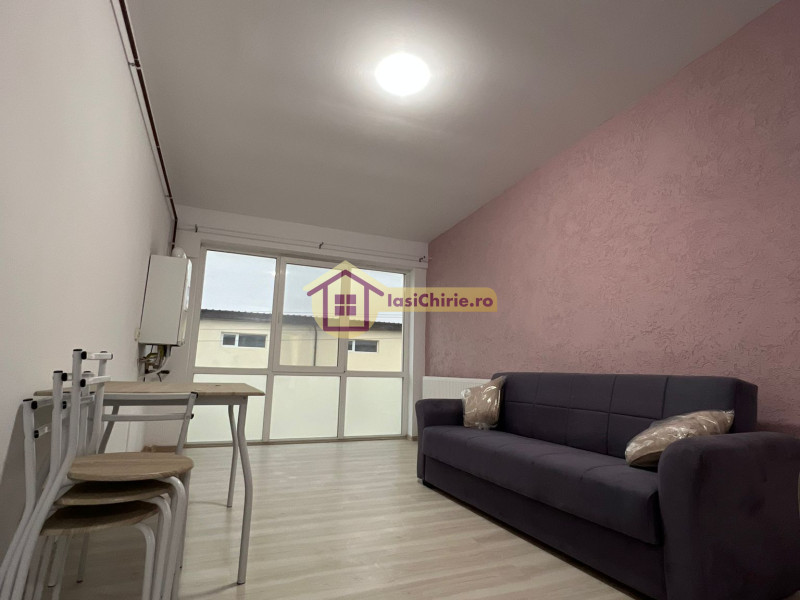 Apartament de inchiriat cu 2 camere in Iasi, de tip semidecomandat, suprafata de 55 mp, zona Letcani(Fosta Avicola)