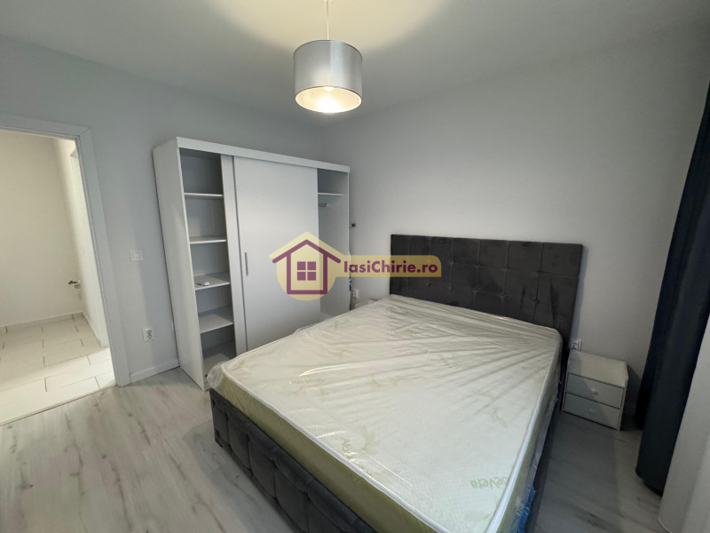 Apartament de inchiriat cu 2 camere in Iasi, de tip decomandat, suprafata de 52 mp, zona Visani