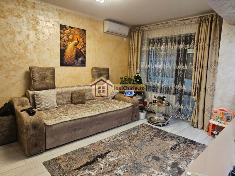 Apartament de vanzare cu 2 camere in Iasi, de tip decomandat, suprafata de 47 mp, zona Valea Lupului