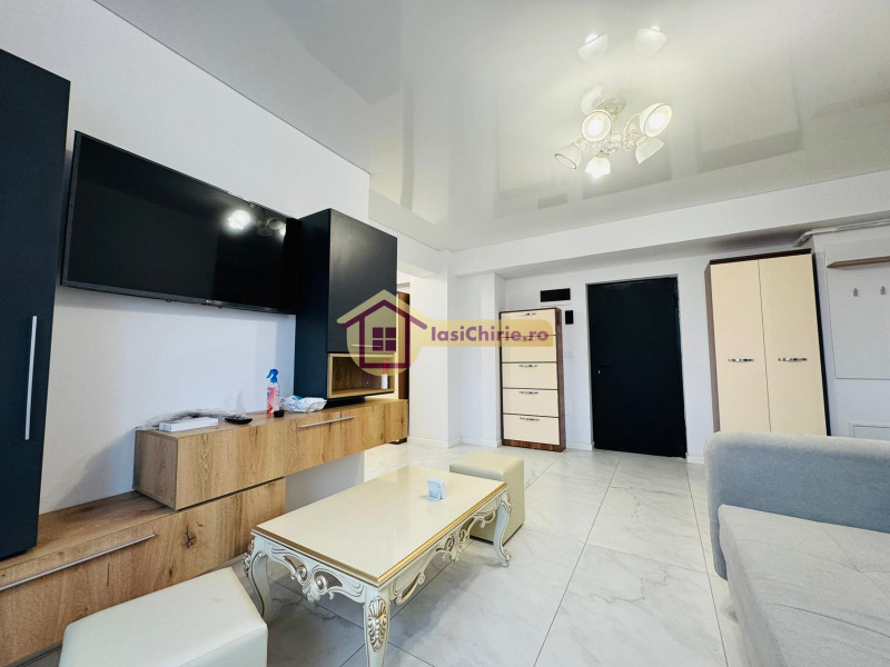 Apartament de inchiriat cu 2 camere in Iasi, de tip decomandat, suprafata de 45 mp, zona Visani