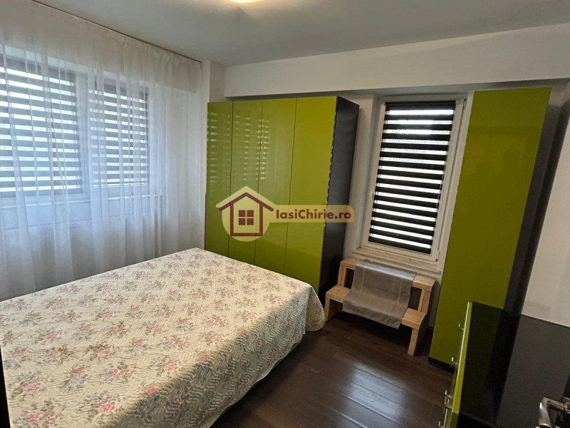 Apartament de inchiriat cu 2 camere in Iasi, de tip semidecomandat, suprafata de 45 mp, zona Pacurari(Pacurari)