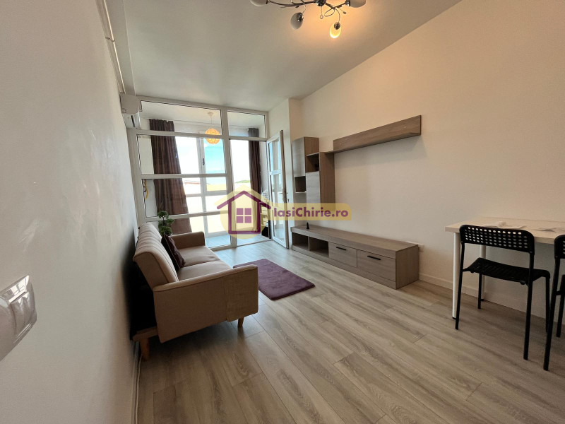 Apartament de inchiriat cu 2 camere in Iasi, de tip semidecomandat, suprafata de 40 mp, zona Lunca Cetatuii(Cartier Visoianu)