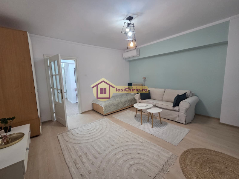 Apartament de inchiriat cu 2 camere in Iasi, de tip decomandat, suprafata de 58 mp, zona Dacia