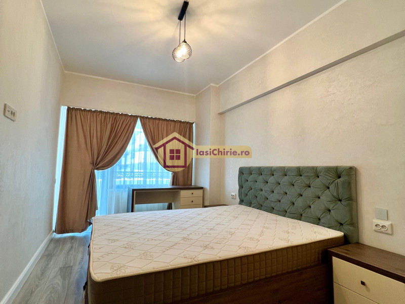 Apartament de inchiriat cu 2 camere in Iasi, de tip Open space, suprafata de 60 mp, zona Copou(Royal Town )