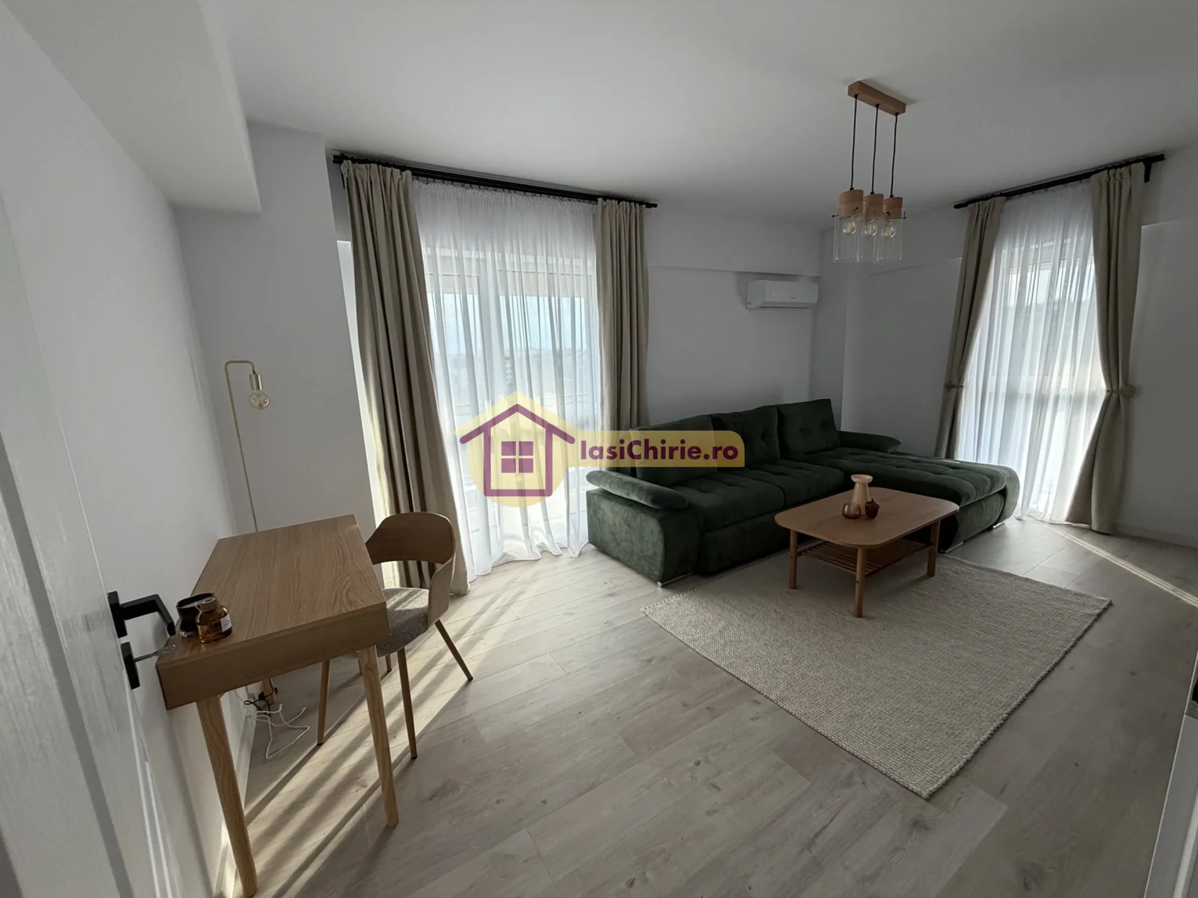 Apartament de inchiriat cu 2 camere in Iasi, de tip decomandat, suprafata de 57 mp, zona Galata(Onyx Residence)